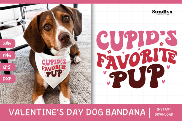 Cute Valentines Day Dog Bandana Quote 18