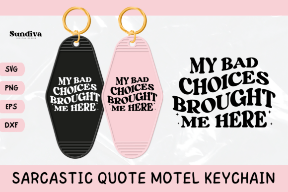 Funny Sarcastic Motel Keychain SVG 10