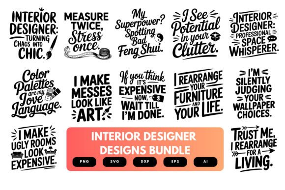 Interior Designer SVG Bundle Review