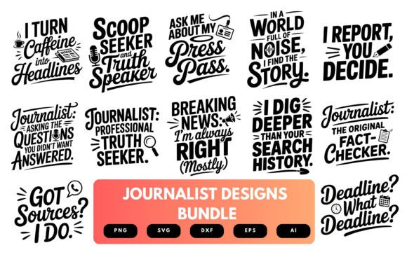 Journalist SVG Bundle Review