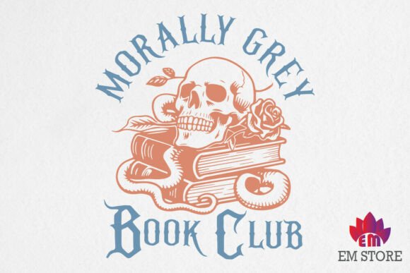 Morally Grey Book Club SVG, PNG