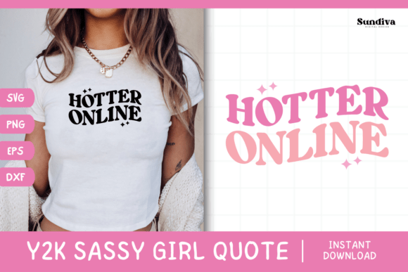 Y2K Sassy Girl Baby Tee Quote 17